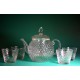 Glass Teapot with 4 Teacups
