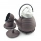 Plum Cast Iron tea set