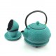 Aquamarine Cast Iron Tea set