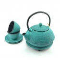 Aquamarine Cast Iron Tea Set