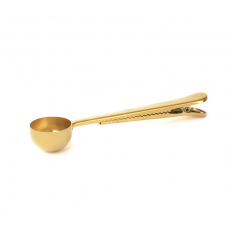 Golden Spoon with Clothespin